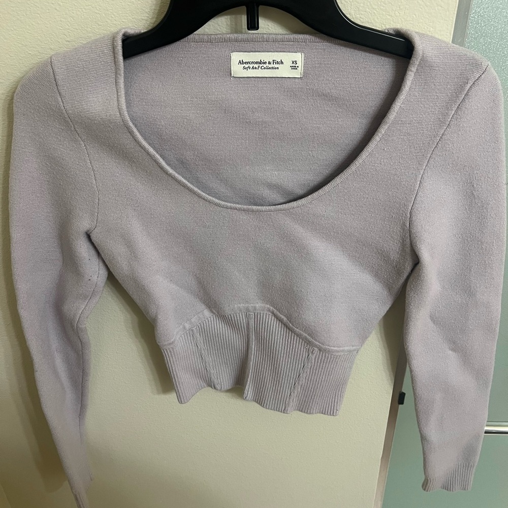 Abercrombie & Fitch Soft Lilac Top